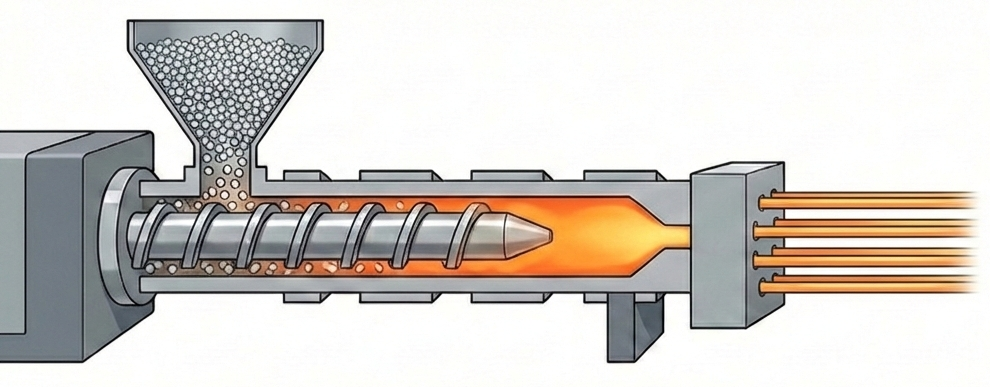 押出機イラスト